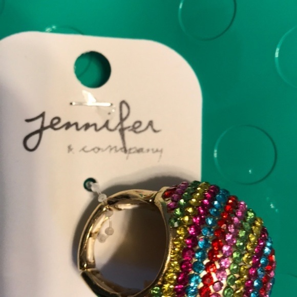 Multicolor rhinestone dome ring - Picture 4 of 5